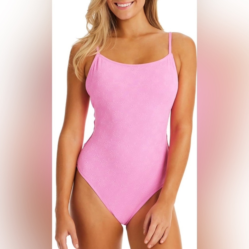 Jessica Simpson Women's Standard One Piece Swimsuit - Picture 2 of 7